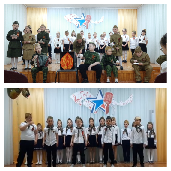 Конкурс военно-патриотической инсценированной песни.